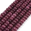 Dyed Natural White Jade Beads Strands G-G107-A19-01-1