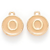 Golden Plated Alloy Enamel Charms LS-ENAM-S118-06O-1