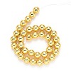 Electroplate Non-magnetic Synthetic Hematite Beads Strands G-L485-01E-M-2