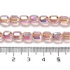 Electroplate Glass Beads Strands EGLA-D030-19O-4