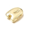 Brass Slide Charms KK-E802-33G-3
