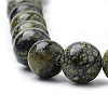 Natural Serpentine/Green Lace Stone Beads Strands G-S259-15-8mm-3
