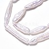 Natural Baroque Pearl Keshi Pearl Beads Strands PEAR-S010-30-03-4