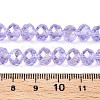 Electroplate Glass Beads Strands X-EGLA-A044-T8mm-B17-2