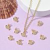 SHEGRACE Brass Micro Pave Cubic Zirconia Pendants XGRQ3D763-488G-5