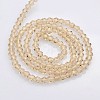 Bicone Glass Beads Strands LS-EGLA-P016-4mm-12-2