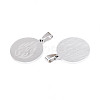 201 Stainless Steel Pendants STAS-T073-36P-2