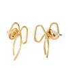 304 Stainless Steel Stud Earrings EJEW-G423-32F-G-2