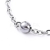 304 Stainless Steel Cable Chain Necklaces NJEW-JN02787-2
