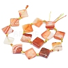 Natural Banded Agate/Striped Agate Beads Strands G-L544-055C-04-3