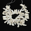 Rectangle Natural Baroque Pearl Keshi Pearl Beads Strands PEAR-Q004-27-2