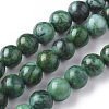 Natural Map Stone Picasso Jasper Beads Strands G-F668-29-8mm-1