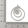 304 Stainless Steel Pendants STAS-G355-08A-P-3
