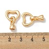 Brass Fold Over Clasps KK-K378-08G-3