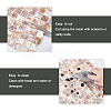 Square Natural Shell Pattern Paper DIY-WH0223-69-3