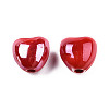 Glazed Porcelain Beads PORC-T007-21-14-2