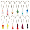 12Pcs 12 Color Iron Shower Bathroom Curtain Rings HJEW-AB00221-1