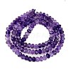 Natural Amethyst Beads Strands G-C127-B02-01-5