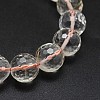 Natural Rose Quartz Beads Stretch Bracelets BJEW-I265-I-3