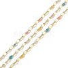 Rack Plating Brass Dapped Chains AJEW-Q153-03G-11-1