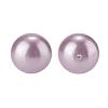 Pearlized Glass Pearl Round Beads HY-PH0001-8mm-046-3