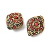 Handmade Tibetan Style Beads KK-Z157-01AG-01-2