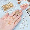160Pcs Brass Crimp Bead Cover FIND-BBC0003-65A-G-3