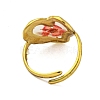 Brass Adjustable Rings for Women RJEW-G265-10G-C03-3