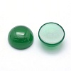 Natural Dyed & Heated Green Onyx Agate Cabochons G-P393-R42-12mm-2