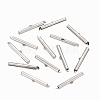 Iron Slide On End Clasp Tubes LS-X-IFIN-R212-3.0cm-P-1