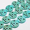 Synthetic Turquoise Beads Strands TURQ-G115-15mm-07-2