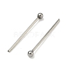 Tarnish Resistant 304 Stainless Steel Ball Head pins STAS-M010-18mm-01-3
