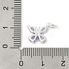 925 Sterling Silver Micro Pave Cubic Zirconia Pendants STER-Q002-03C-3