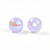 Electroplate Pearlized Glass Pearl Beads EGLA-T021-14A-08-2