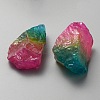 Electroplated Raw Rough Natural Quartz Crystal Beads G-WH0016-43C-2