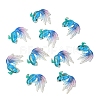 10Pcs UV Printing Acrylic Pendants TACR-YW0003-22K-1