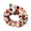 Mixed Natural Gemstone Nuggets Bead Strands X-G-J337-14-2