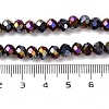 Baking Electroplate Glass Beads Strands DGLA-A039-J10mm-B20-4