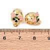 Rack Plating Brass European Beads KK-B076-18G-1-3