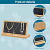 Bamboo Necklace Display Stands NDIS-WH0003-010-4