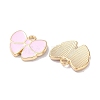 Alloy Enamel Pendants ENAM-O001-10G-G-2