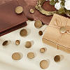60Pcs 3 Style Brass Shank Buttons BUTT-GA0001-13-4
