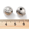 Non-Tarnish 304 Stainless Steel Beads Hand Polished STAS-M057-22P-3