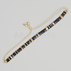 Vintage Ethnic Style Adjustable Glass Tila Beaded Handmade Slider Bracelets for Women ZN9527-3-1