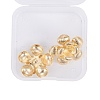 Brass Stud Earrings Findings KK-JP0010-11G-3