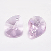 Faceted Glass Rhinestone Pendants RGLA-F053-E-223-2