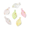 Transparent Acrylic and Gold Foil Pendants AC-CBAF9C1-04A-13-2