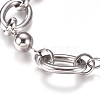 Tarnish Resistant 304 Stainless Steel Chain Bracelets BJEW-L661-09P-2