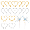 32Pcs 2 Colors Alloy Ear Cuff Findings FIND-UN0015-92-1