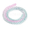 Transparent Painted Glass Beads Strands DGLA-A034-T4mm-A10-5